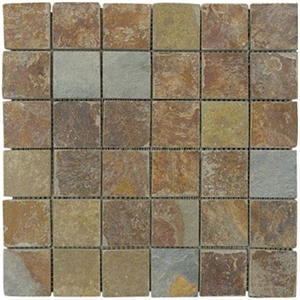 Wellest China Rust Slate Mosaic,Rusty Slate Mosaic,Model No.Ssm005