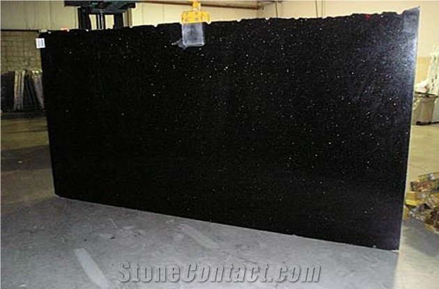 Wellest Galaxy Black Granite, Big Slab, Random Edge, Polished,2cm,3cm Thick, Natural Stone