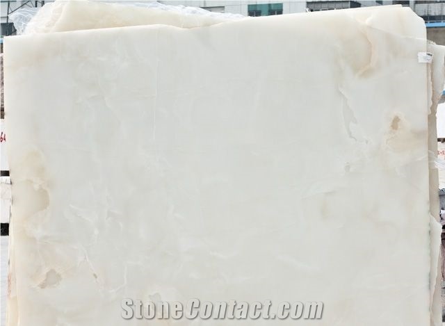Wellest J126 Crystal White Onyx,China Translucent Onyx Slab