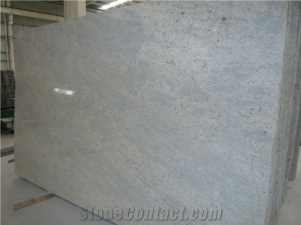 Wellest Kashmir White Granite Big Slab, Random Edge, Polished,2cm,3cm Thick, Natural Stone