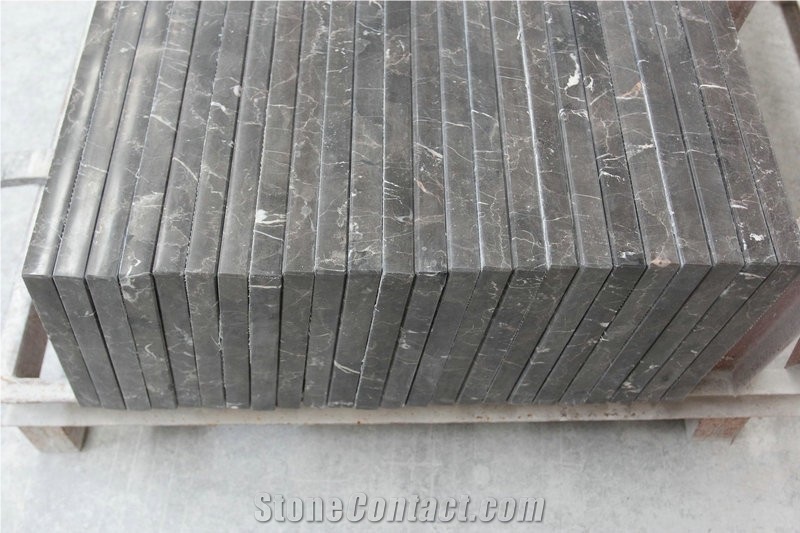 Wellest M501 Black Marquina,Marquina Marble Step,Treads & Riser,China Marquina Marble Step,Eased Edge,Polished,China Marble,Natural Stone