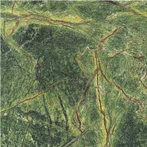 Wellest M873 Rainforest Green Marble Tile & Slab, India Green Marble