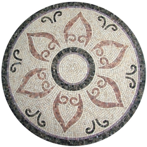 Wellest Marble Mosaic Medallion,Stone Pattern,Customized,Model No. Mm004 Marble Medallions