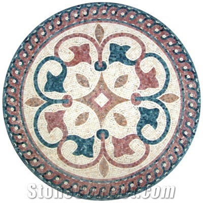 Wellest Marble Mosaic Medallion,Stone Pattern,Customized,Model No. Mm006 Marble Medallions