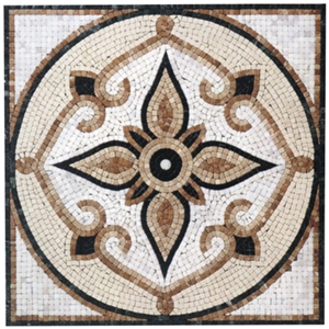 Wellest Marble Mosaic Medallion,Stone Pattern,Customized,Model No. Mm013 Marble Medallions