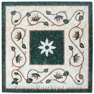 Wellest Marble Mosaic Medallion,Stone Pattern,Customized,Model No. Mm017 Marble Medallions