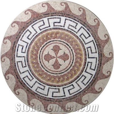 Wellest Marble Mosaic Medallion,Stone Pattern,Customized,Model No. Mm026 Marble Medallions