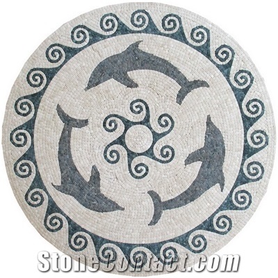 Wellest Marble Mosaic Medallion,Stone Pattern,Customized,Model No. Mm029 Marble Medallions