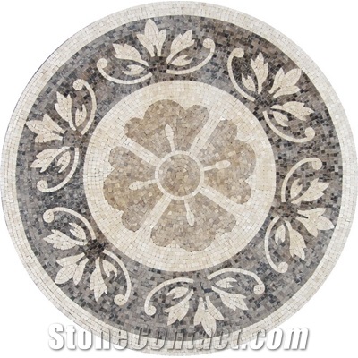 Wellest Marble Mosaic Medallion,Stone Pattern,Customized,Model No. Mm032 Marble Medallions