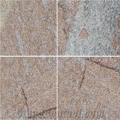 Wellest Qt025 Rusty Natural Quartzite Stone Tile ,Rustic Tile,China Rusty Quartzite