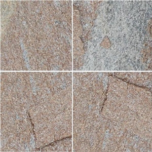 Wellest Qt025 Rusty Natural Quartzite Stone Tile ,Rustic Tile,China Rusty Quartzite