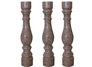 Wellest Red Granite Baluster,Balustrade&Railings,China Lotus Red Granite ,Model No.Gb001