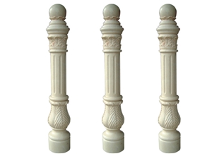 Wellest Rose White Marble Baluster,Balustrade&Railings,Model No. Mb019