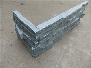 Wellest Rough Grey Slate Z Shape Culture Stone Corner,Ledge Stone Corner,Stacked Stone Corner,Wall Cladding Tile,Veneer Panel Sl-007rc