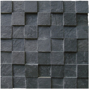 Wellest Slate Mosaic,Black Slate Mosaic,China Black Slate Mosaic, Model No.Ssm004