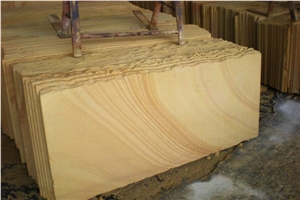 Wellest Sy154 Yellowood Sandstone Flooring Tile, Honed Finish,China Yellow Sandstone