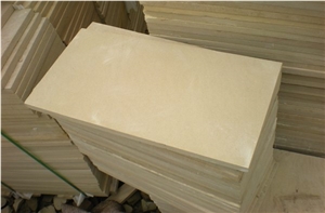 Wellest Sy156 Beige Sandstone Flooring Tile,Honed Finish,China Beige Sandstone