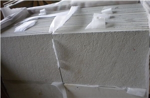 Wellest Sy157 White Sandstone Flooring Tile, Bushhammered Finish,China White Sandstone