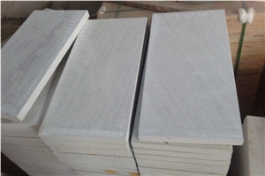 Wellest Sy157 White Sandstone Flooring Tile, Honed Finish,China White Sandstone