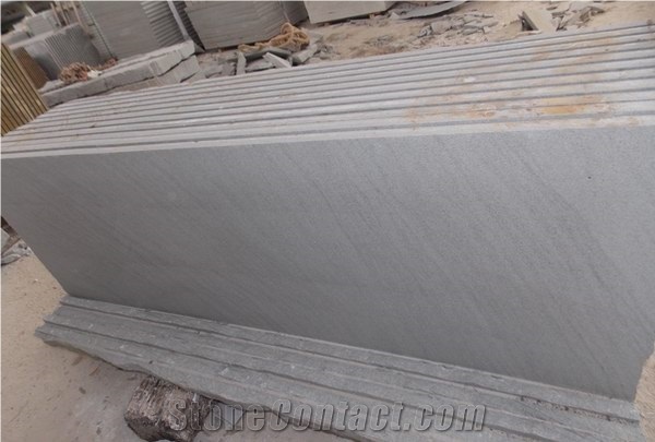 Wellest Sy163 Grey Veins Sandstone Flooring Tile, Honed Finish,China Grey Sandstone