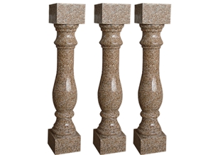 Wellest Yellow Granite Baluster,Balustrade&Railings,China Granite, G682 Sunset Yellow Dark Rusty Granite,Model No.Gb010