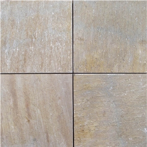 Wellest Yellow Wood Slate Floor Tile,China Slate Beige Color St014 B