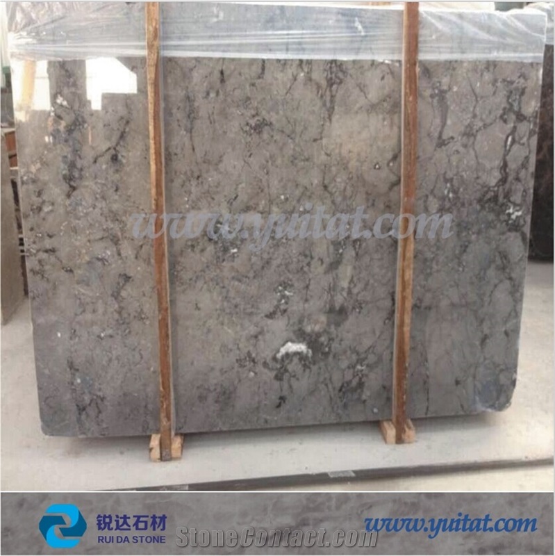 China Ice Grey Marble with Our Own Quarry Slabs & Tiles，Chinese Light Grey Marble