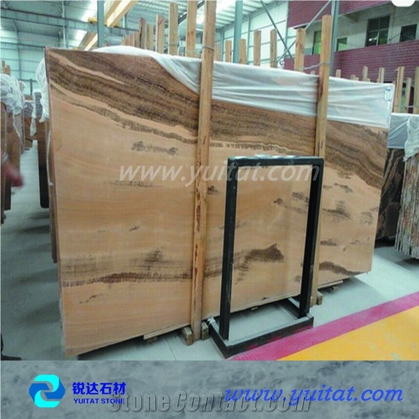 Yellow Landscape Marble Slabs & Tiles, China Yellow Marble