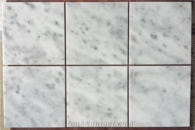 Flower White, Guangxi White Grey Marble Tiles