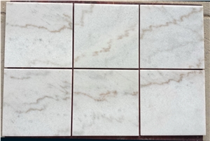 Red Crystal White, Guangxi White Red Marble Tiles & Slabs