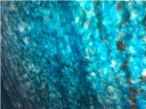 Aquamarine Crystal Onyx Slabs & Tiles, Crystal Acquamarine Blue Onyx