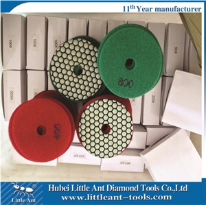 4" Diamond Dry Polishing Pad for Marble by Manufacturer Quick Delivery
