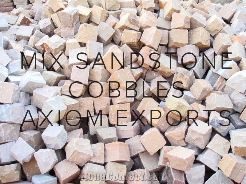 Indian Mix Sandstone Cobbles
