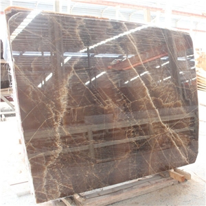 China Golden Brown Onyx Slabs & Tiles