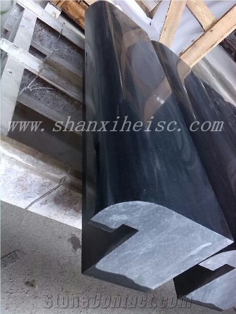 Black Granite Shanxi Black Irregular Shape,China Black Granite