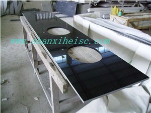 Cheap Shanxi Black China Black Nero Absoluto Granite Countertop for Wholesale Prices