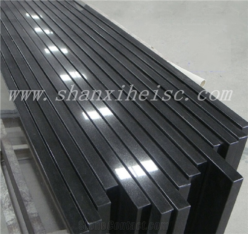 Good Quality China Black Granite Shanxi Black Granite Kitchen Countertops
