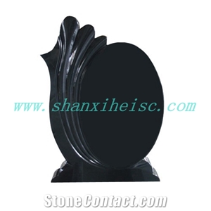 Hot Sale Black Granite Tombstone Monument Supplier