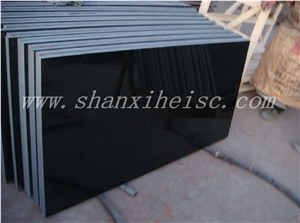 Hot Sale Chinese Absolute Black Granite(Shanxi Black Granite)Kitchen Countertops, China Black Granite