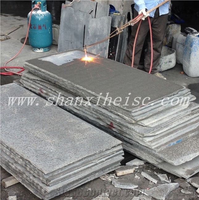 Shanxi Black G1401 Polished Slabs,Flamed Granite Slabs