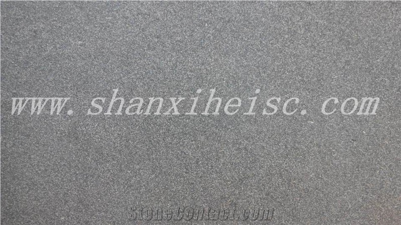 Shanxi Black G342 Polished Slabs,,Flamed Black Granite Slabs