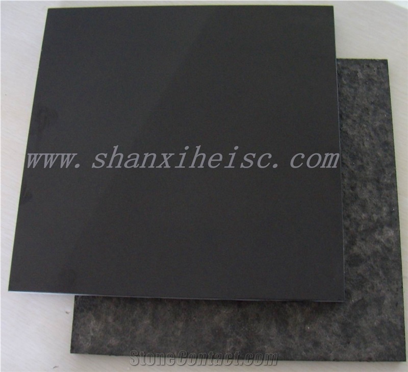Shanxi Black Granite Kitchen Countertops,One Of the Most Famous Black Granites in the World