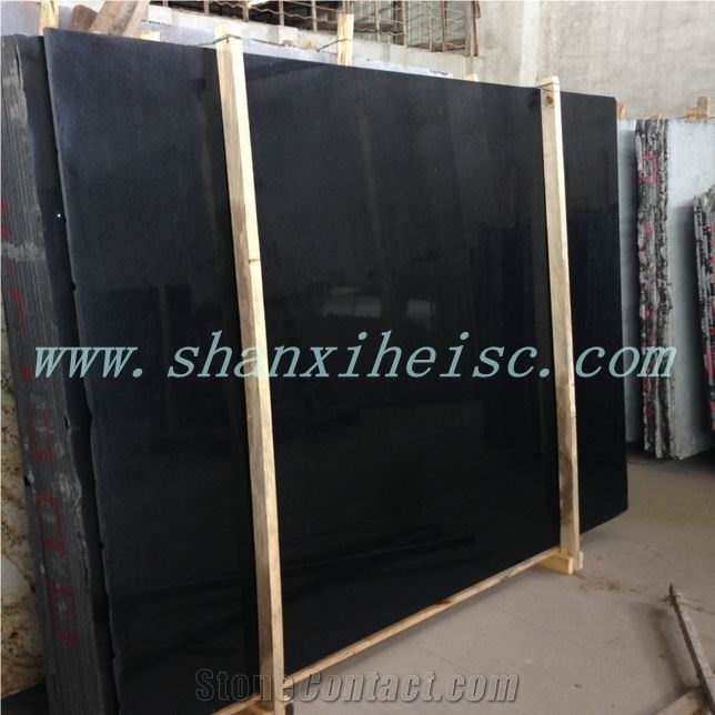 Shanxi Black Granite Polished Slabs Granite Tiles G1405, China Black Granite