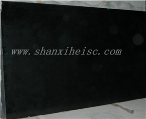 Shanxi Black Granite Slabs 180x60x3cm Polished Finsih for Iran, China Black Granite