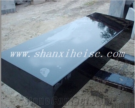 Shanxi Black Granite Tombstone at Factory Prices