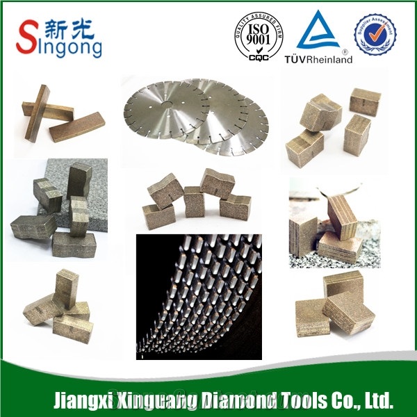 Different Types Diamond Segments for Granite Cutting