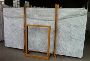 Hot Sale-White Carrara, White Marble Tile$ Slabs