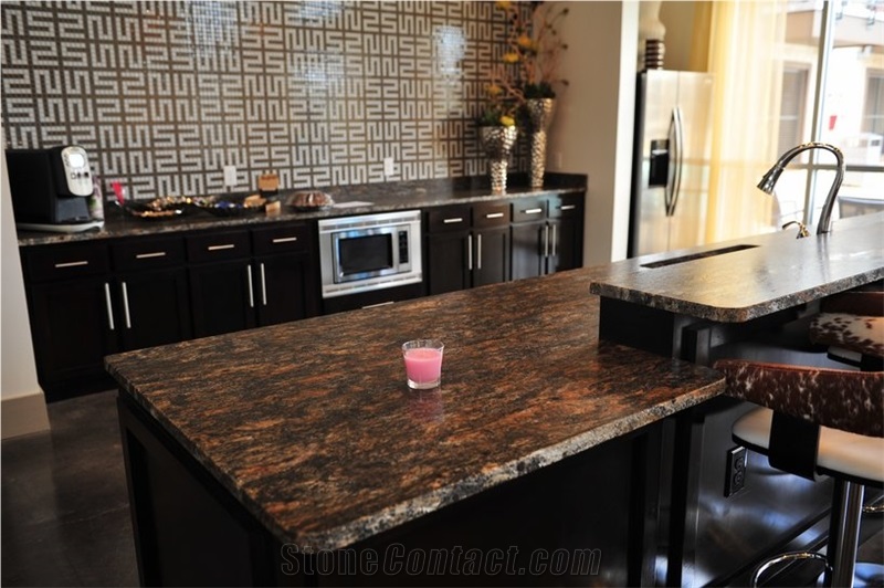 Brazil Multicolor Exotic Orion Granite Countertop