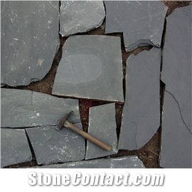 Black Random Slate Product Cheapest Natural Stone Paving Stone