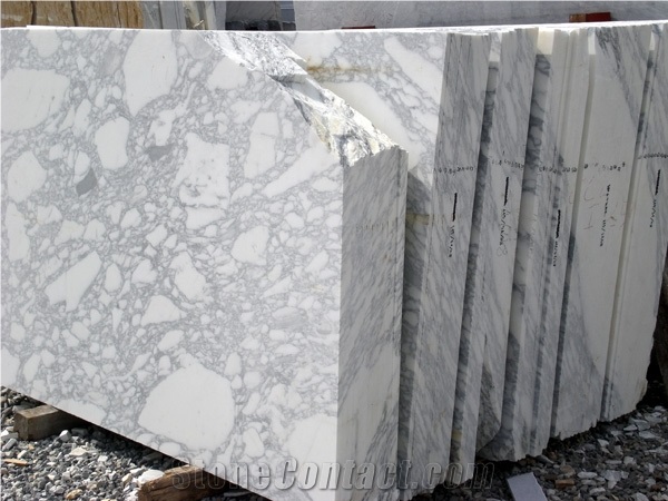 Arabescato Carrara Marble Slabs, Italy White Marble
